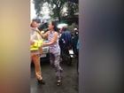 Người phụ nữ nắm cổ áo, xúc phạm cảnh sát giao thông trên phố khai gì với công an?