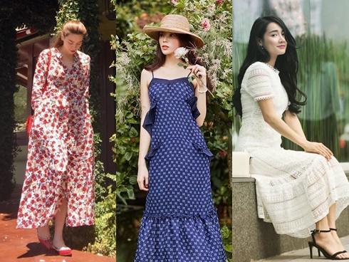 Diện maxi thướt tha, Hồ Ngọc Hà - Kỳ Duyên tỏa sáng trong street style tuần này