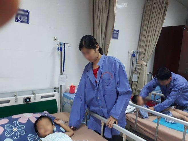 Bệnh nhi được điều trị ở Bệnh viện Da liễu Trung ương