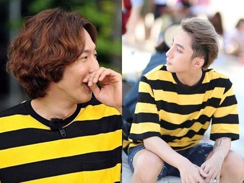 Fan thích thú khi 'hươu cao cổ' Lee Kwang Soo mặc áo đụng hàng Sơn Tùng M-TP