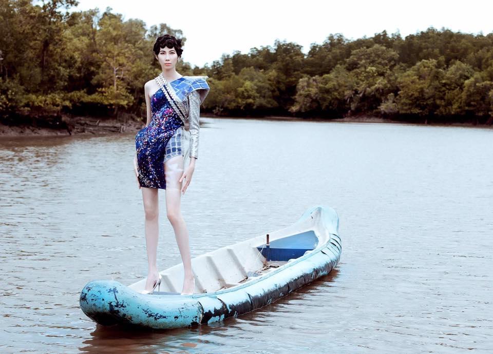 Khám phá gu thời trang của 'thánh mặt đơ' - Cao Ngân Next Top -11