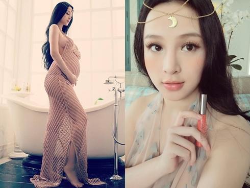 Hot girl - hot boy Việt 26/7: Mang thai 32 tuần, Huyền Baby vẫn đẹp như nữ thần