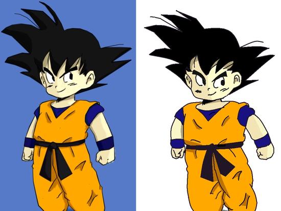 Vẽ Goku bằng MS Paint