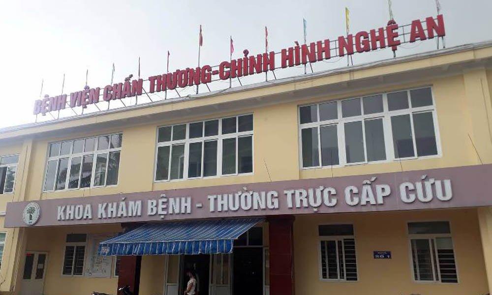 Bệnh viện Nghệ An nơi xảy ra vụ việc