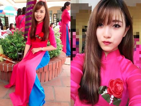Cô giáo tiểu học 9X gây 'sốt' cộng đồng mạng mang vẻ đẹp dịu dàng trong tà áo dài truyền thống