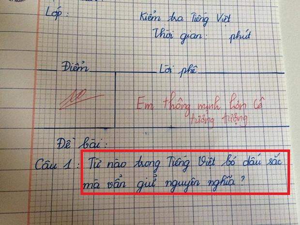 'Từ nào trong Tiếng Việt bỏ dấu sắc mà vẫn giữ nguyên nghĩa?', câu trả lời của bé lớp 3 khiến nhiều người 'đứng hình'-1