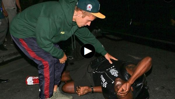 Video: Hành xử bất ngờ của Justin Bieber sau khi tông phải paparazzi-1
