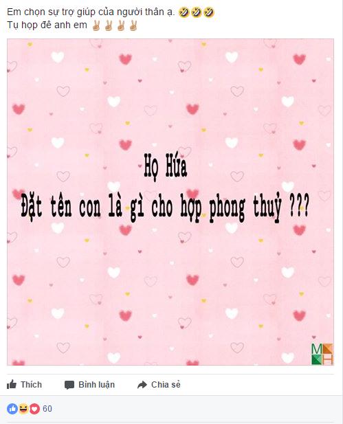 Nhờ cư dân mạng đặt tên cho con họ Hứa, bà mẹ trẻ nhận được cái kết bất ngờ-1