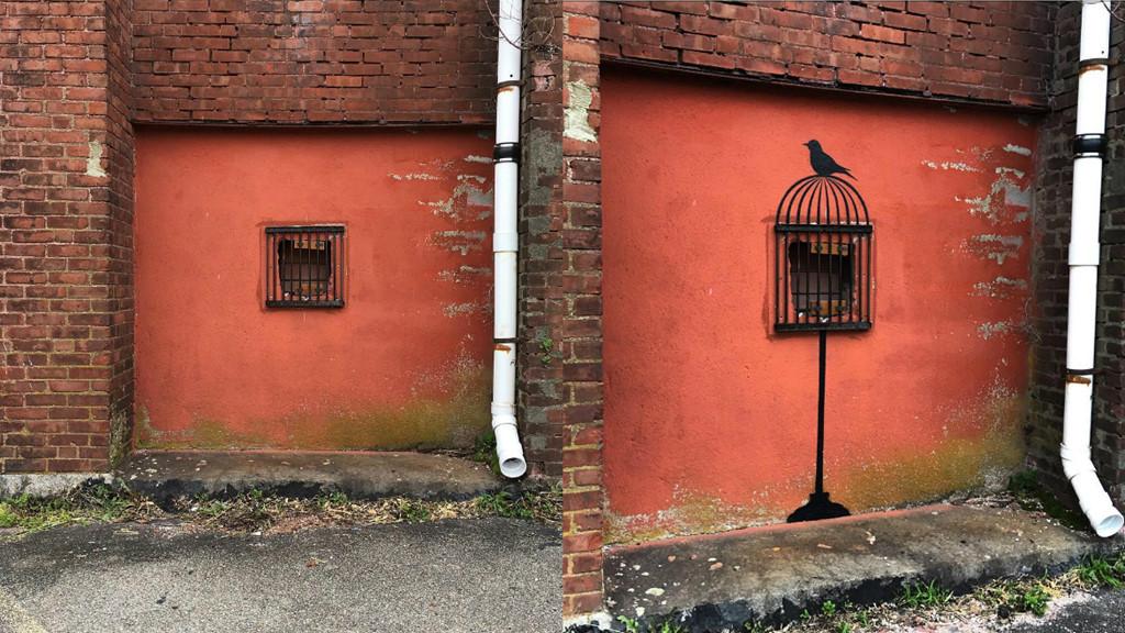 Nam nghệ sĩ biến bức tường xấu xí thành tác phẩm nghệ thuật-2