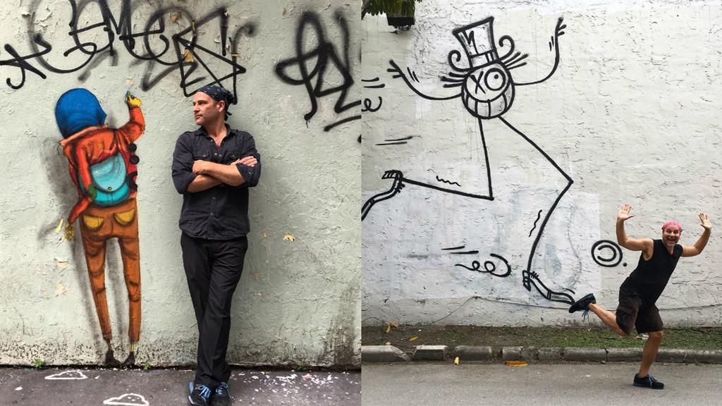 Nam nghệ sĩ biến bức tường xấu xí thành tác phẩm nghệ thuật-7