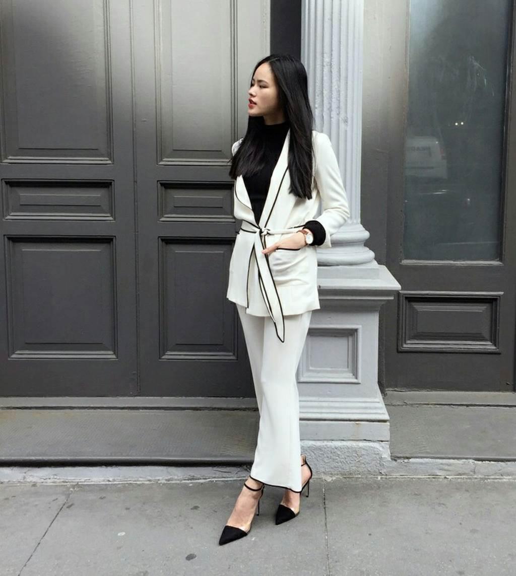 Bảo Thy, Tuyết Lan và loạt mỹ nhân quốc tế đều mê mẩn bộ suit giá rẻ này-2