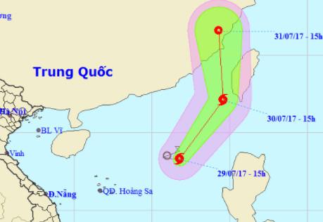 Bão số 5 xuất hiện trên Biển Đông, nắng nóng ở miền Bắc-1