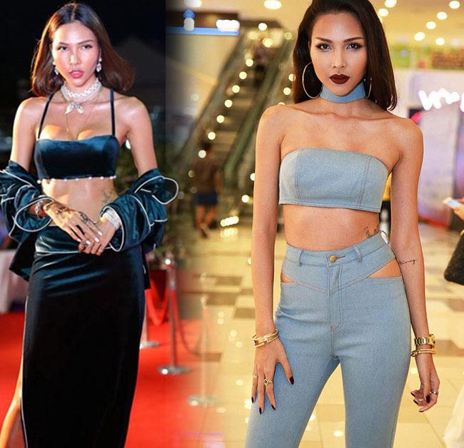 Chẳng ngại gì hết, con gái bây giờ tự tin mặc áo chỉ bằng... 1 gang tay ra đường-1