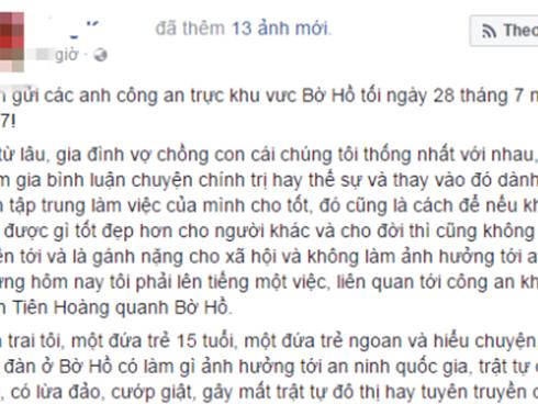 Mẹ cậu bé chơi đàn xin lỗi công an quận Hoàn Kiếm-2