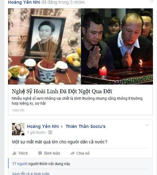Quá tam 3 bận danh hài Hoài Linh bị chết bởi... tin đồn cư dân mạng-4