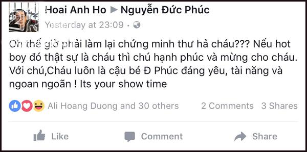 Đồng loạt nghệ sĩ Việt chúc mừng Đức Phúc đã có diện mạo nam thần-6