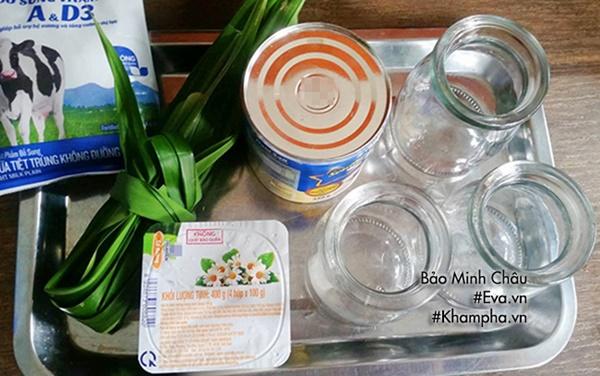 Hướng dẫn làm sữa chua lá dứa thơm ngon bổ dưỡng-1