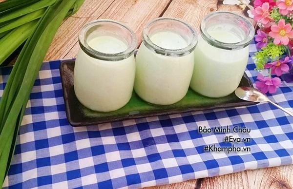 Hướng dẫn làm sữa chua lá dứa thơm ngon bổ dưỡng-6