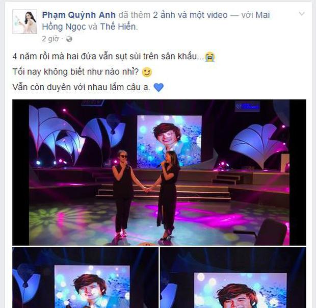 Phạm Quỳnh Anh, Đông Nhi khóc khi hát lại ca khúc của cố đồng nghiệp Wanbi Tuấn Anh-1