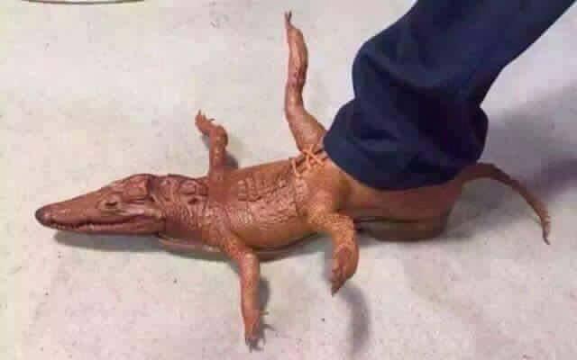 Cười vỡ bụng với những mẫu giày siêu độc đáo trên thế giới-1