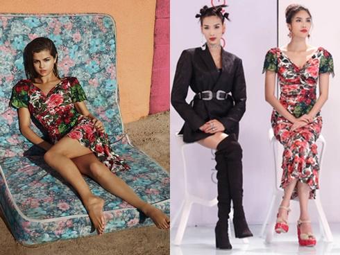 Tự tin diện toàn Dolce&Gabbana tại The Face, Lan Khuê nào ngờ 'đụng' trúng Selena Gomez