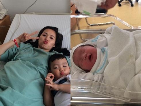 Hot girl Tâm Tít đã sinh con trai thứ hai