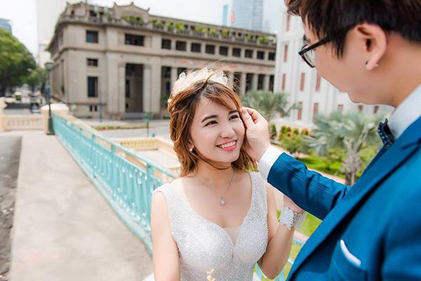 Cô dâu xinh đẹp và chú rể lãng tử nhìn tưởng 'Bích Phương - Bùi Anh Tuấn' khiến dân mạng xôn xao-6