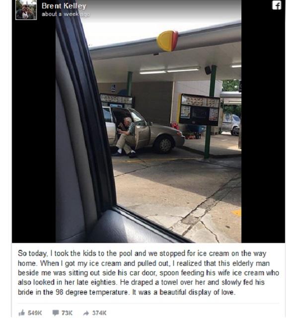 Cụ ông U80 bón kem cho cụ bà gây sốt cộng đồng mạng-1