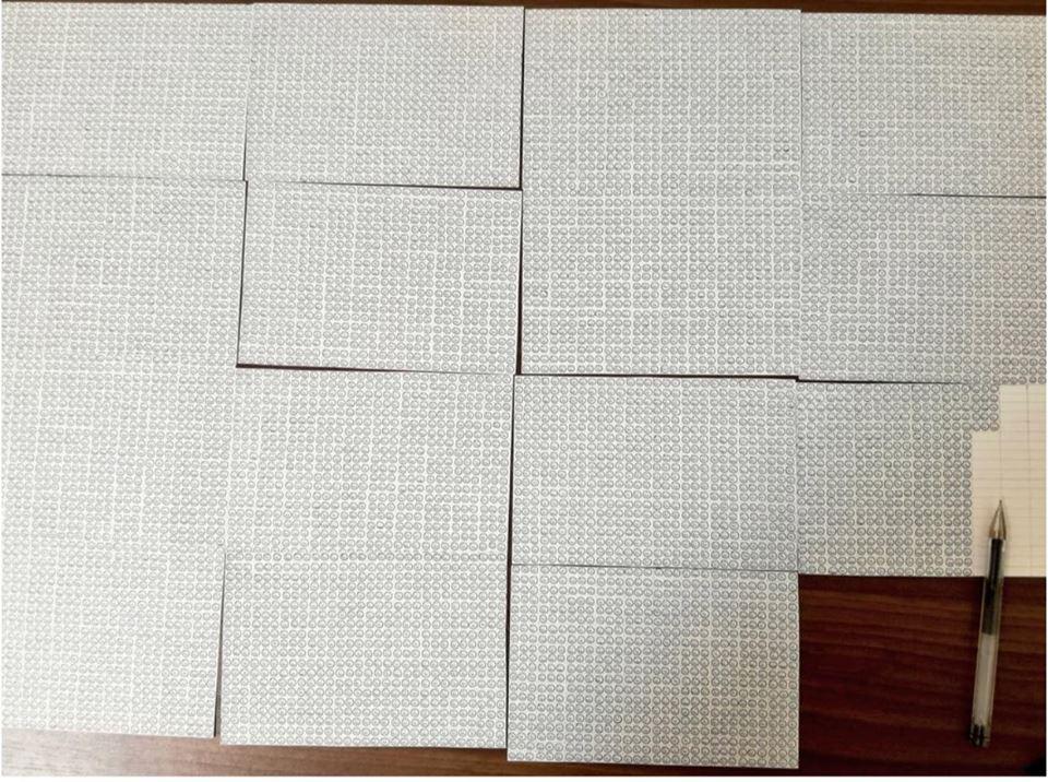 Nhân lúc rảnh rỗi, anh chàng dùng 6 ngày để thử lượng mực... bút bi-3