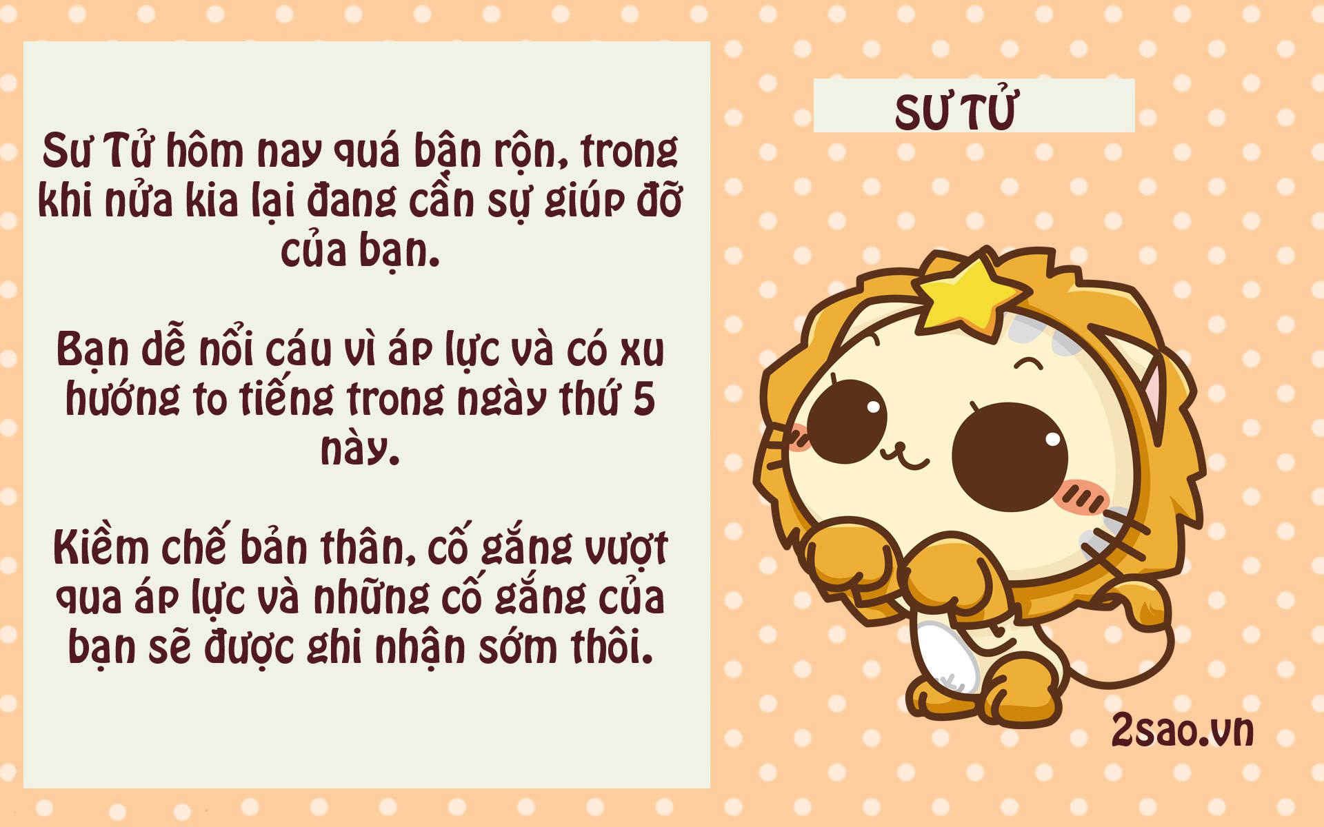 Tử vi thứ 5 ngày 3/8/2017 của 12 cung hoàng đạo-5