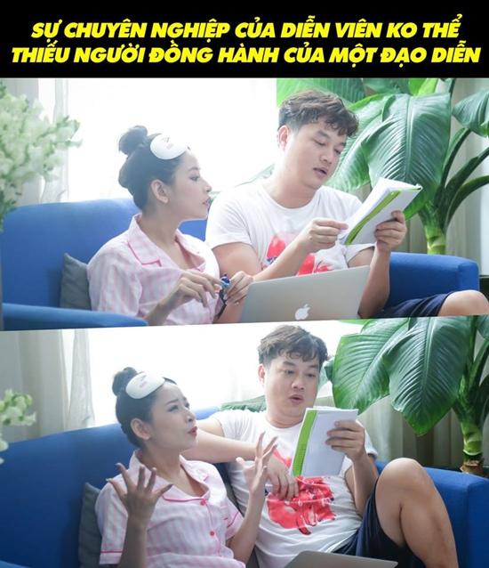 Hậu trường hài hước của Chi Pu và B Trần trong 'Mối tình đầu của tôi'-7