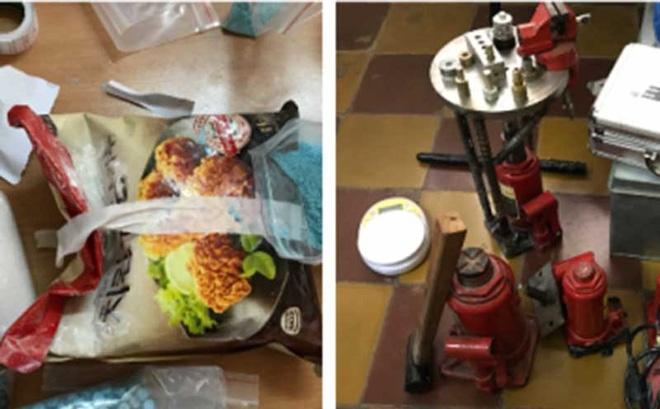 Phá 'xưởng' sản xuất thuốc lắc ở Hải Phòng-1