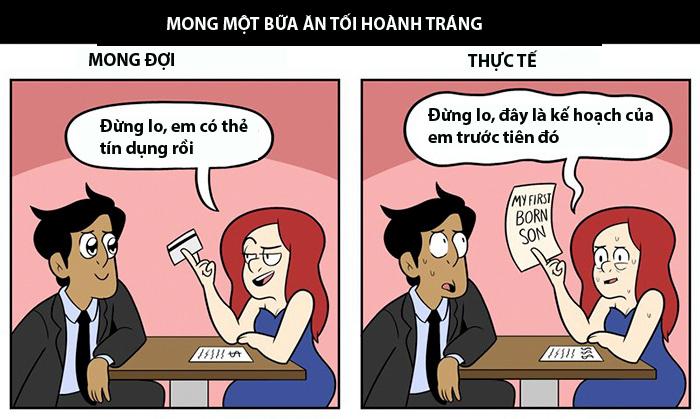 Cười ra nước mắt vì thực tế phũ phàng của cuộc sống hôn nhân-1