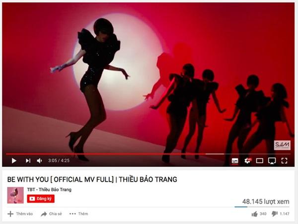 MV nửa tỷ của Thiều Bảo Trang bị nhiều 'dislike' vì fan Sơn Tùng-1