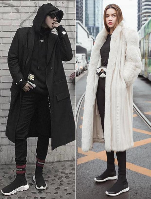 Cùng một kiểu giày: Sơn Tùng chịu chi hàng hiệu, Hà Hồ chỉ bỏ 1/8 số tiền sắm đồ bình dân-4