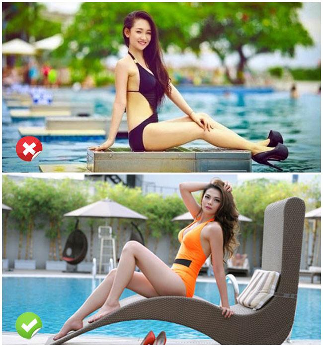 8 lỗi tạo dáng 'dìm hàng' đường cong khi chụp ảnh áo tắm của chị em-1