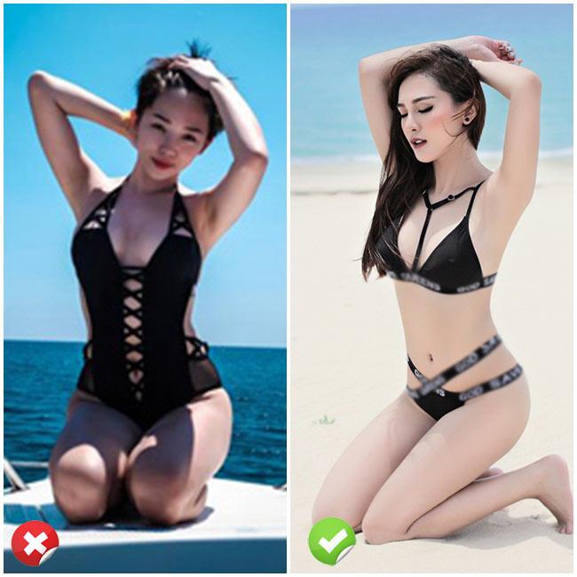 8 lỗi tạo dáng 'dìm hàng' đường cong khi chụp ảnh áo tắm của chị em-3