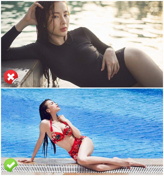 8 lỗi tạo dáng 'dìm hàng' đường cong khi chụp ảnh áo tắm của chị em-7