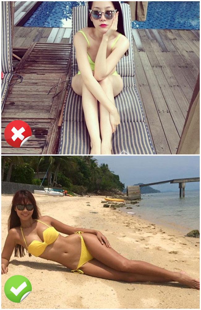 8 lỗi tạo dáng 'dìm hàng' đường cong khi chụp ảnh áo tắm của chị em-8