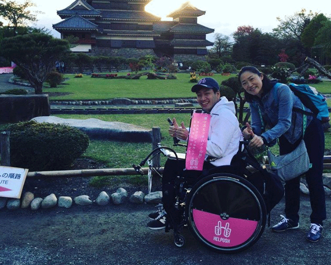 Chàng trai liệt 2 chân quyết đi du lịch khắp Nhật Bản bằng xe lăn-1