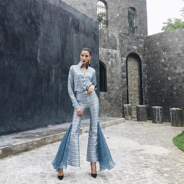 Lời khen mặc đẹp chưa kịp nguội, Hoàng Thùy lại diện đồ 'lạc quẻ' trong The Face tập mới nhất-4