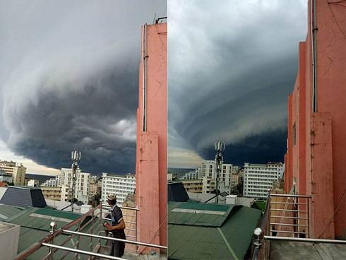 Mây khổng lồ lại xuất hiện như muốn nuốt chửng bãi biển ở Mỹ-5