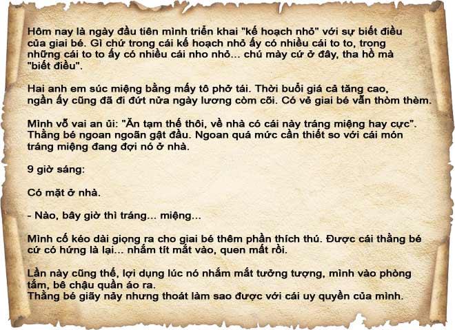 Nhật ký phiêu lưu ký (4): Giai bé bị 'bạo hành'-3