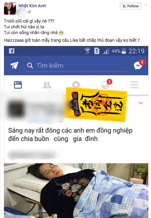 Nhật Kim Anh bức xúc lên tiếng sau khi bị kẻ gian ác ý tung tin đã qua đời-2