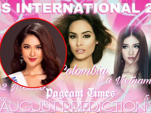 Thùy Dung được truyền thông quốc tế kỳ vọng làm nên chuyện tại Miss International 2017