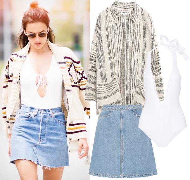 Đố ai dám chê bạn phản cảm nếu kết hợp áo tắm 'cao tay' như thế này khi ra đường-6