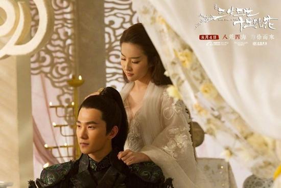 Lưu Diệc Phi xấu xí thảm hại với tạo hình lòe loẹt như diễn tuồng-5