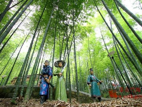 Đột nhập Rừng Trà Biển Trúc đẹp ngoạn mục trong 'Thập diện mai phục'