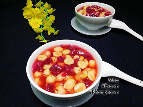 Chè hạt sen nấu thanh long đỏ, tuyệt ngon để detox ngày nắng nóng-6