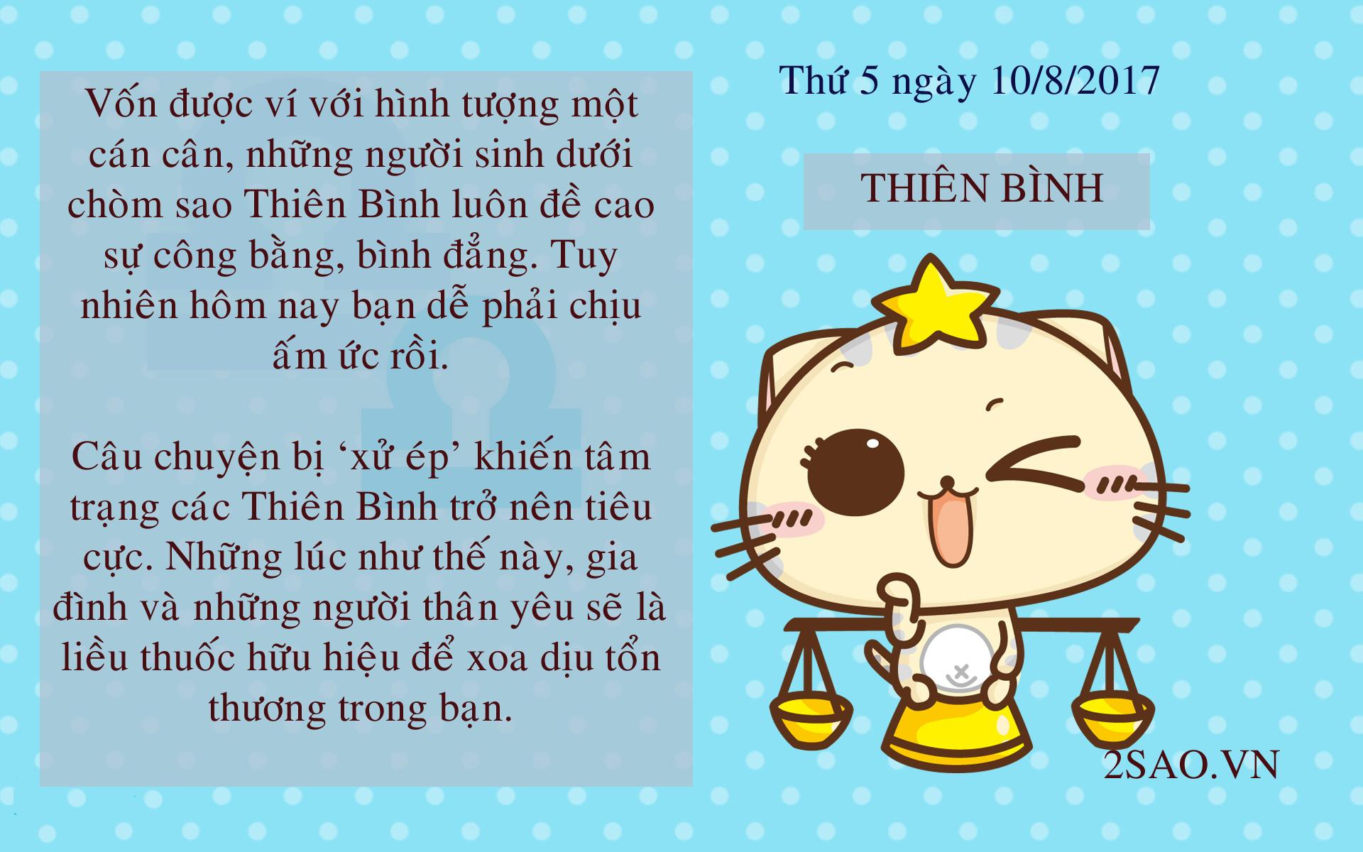 Tử vi thứ 5 ngày 10/8/2017 của 12 cung hoàng đạo-7